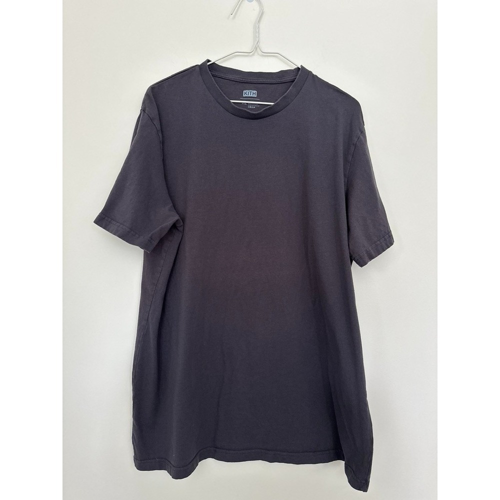 Kith‎ Shirt Mens XL Gray Relaxed Crewneck 101 Classics Tagless Essential